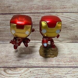 Funko Iron Man Figures Lot of 2 from Civil War and Infinity War